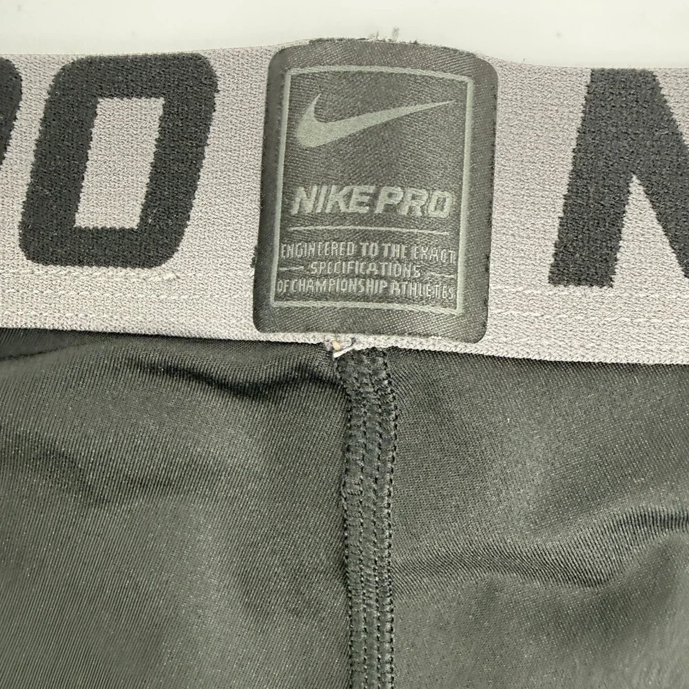 Nike Pro Training Tights Boys Size M Black Compression Pants BV3516-010